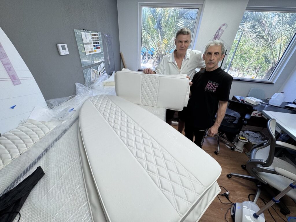 custom boat cushions Fort Lauderdale