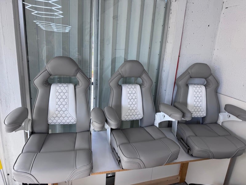 3 Captains Helm Seats Photo