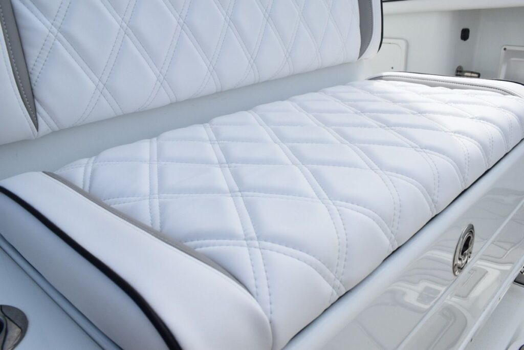 Boat seat Reupholstery Photo