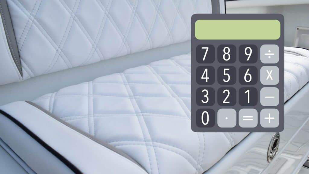 boat upholstery costs photo Calculator and Boat