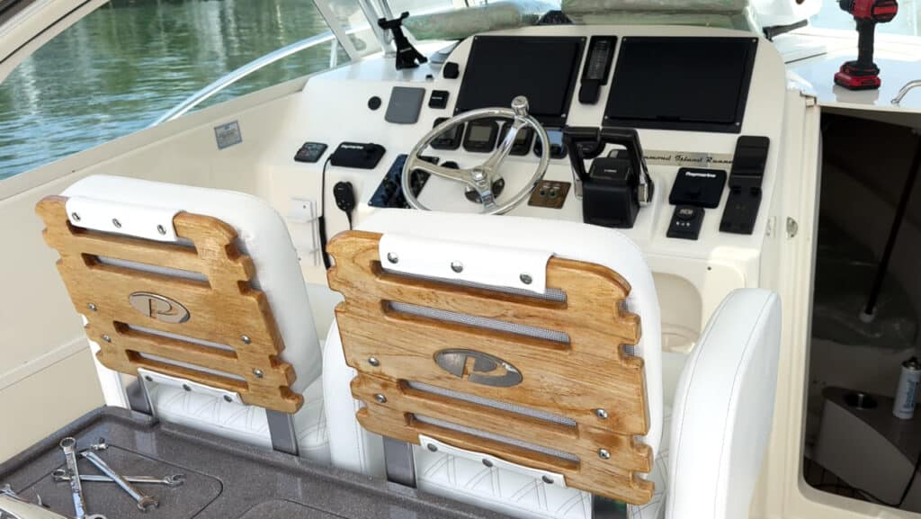 helm boat seats upholstery