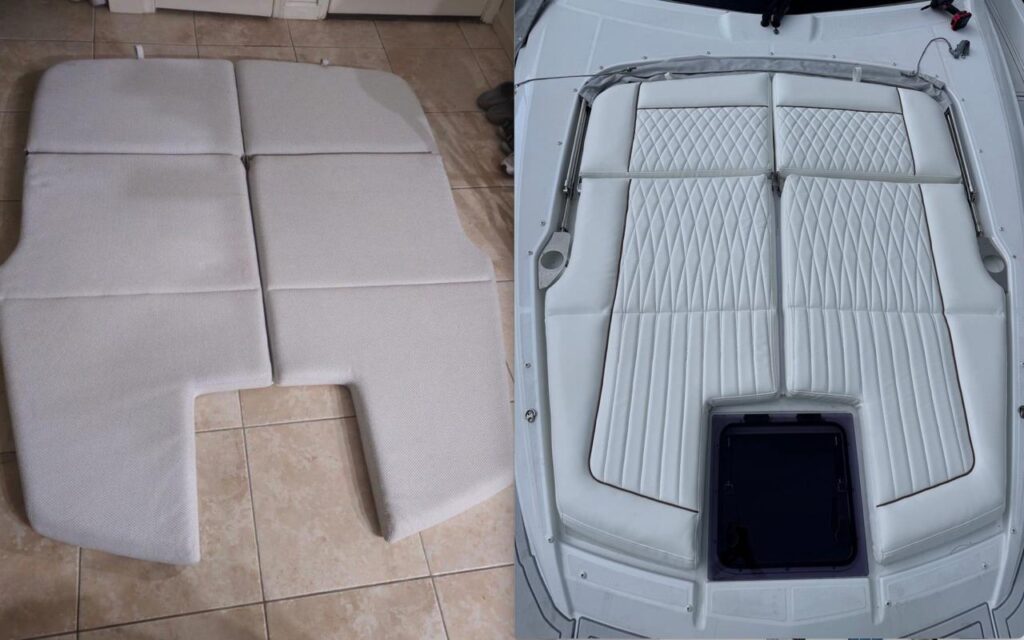 how to upholstering a boat