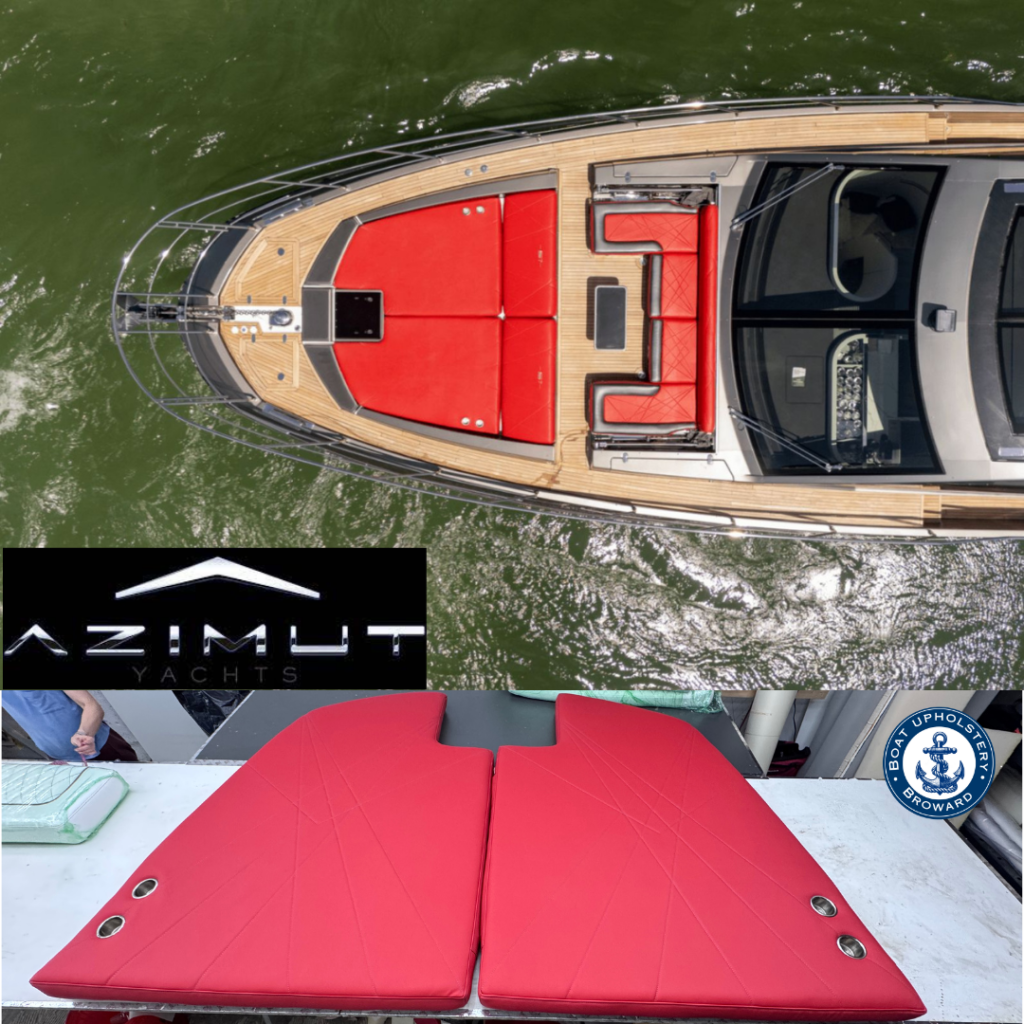Yacht Interiors in FLL Marine Vinyl: The Best Material for Boat Seats