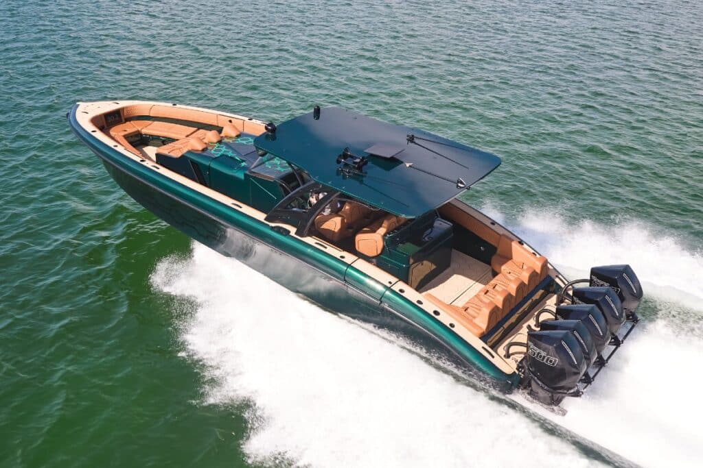 Correct upholstering a boat