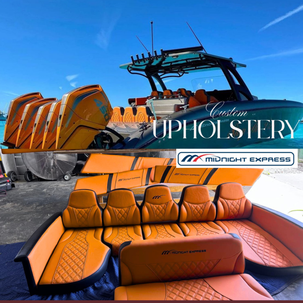 Midnight Express upholstery in Fort Lauderdale