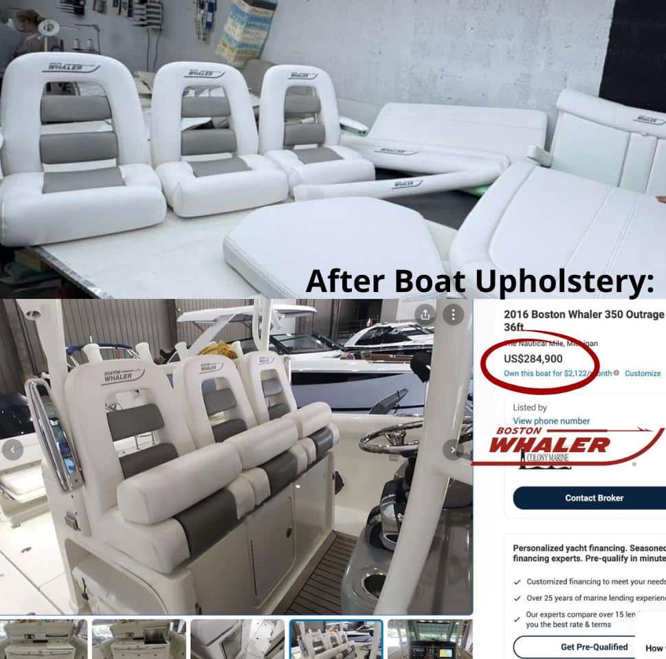 Boston Whaler AFTER  Upholstery