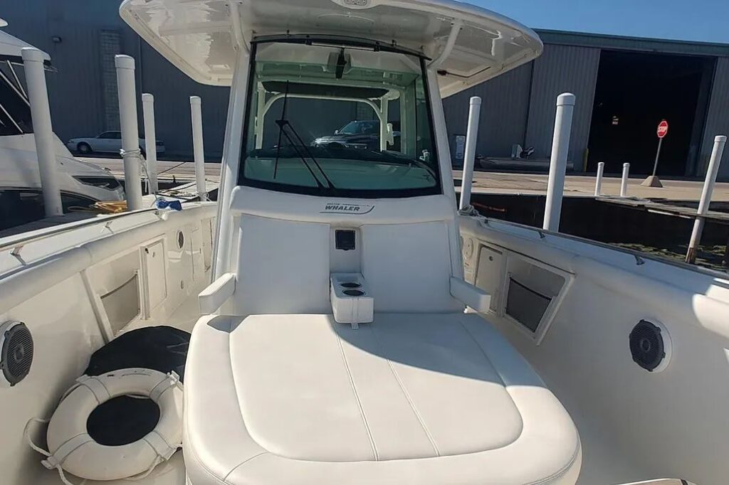 Boston Whaler boat interior