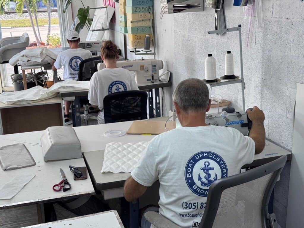 Boat Upholstery Broward family-run business, led by father and son