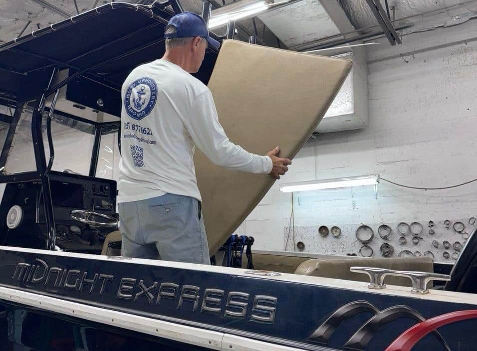 Midnight Express Boat Cabin Wall Upholstery