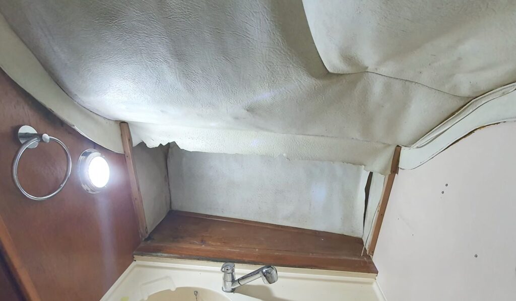 When to Replace a Boat Cabin Ceiling Photo 