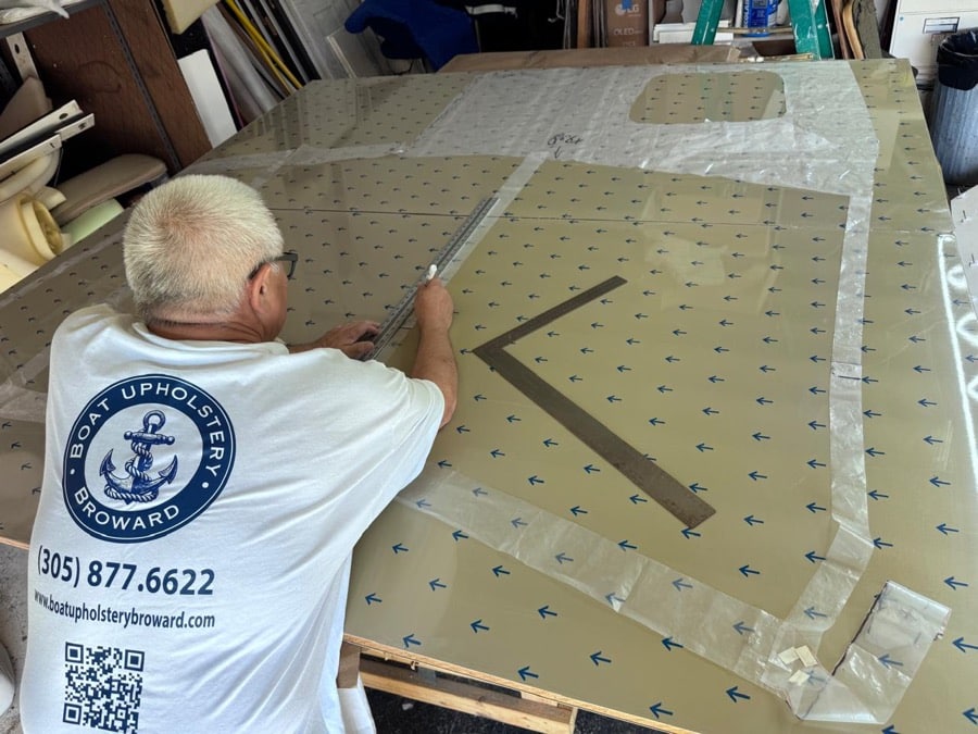 Once templates are created, they must be transferred to large tables in a workshop