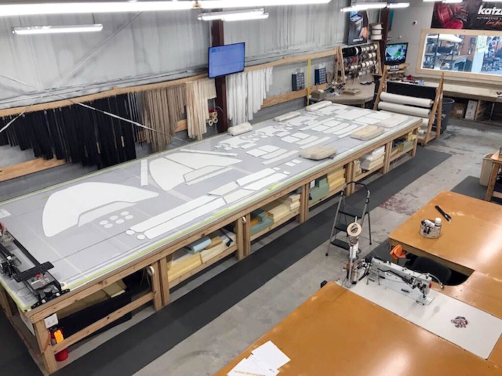 Photo Professional Workshop for Boat Interior Upholstery 