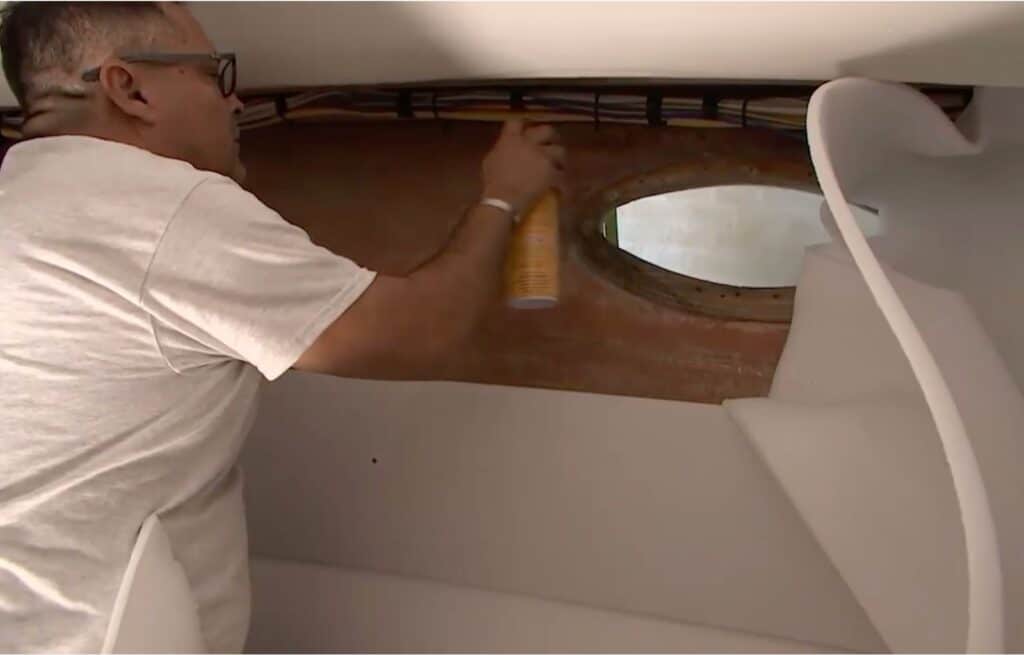 plywood or composite panels upholstery Photo