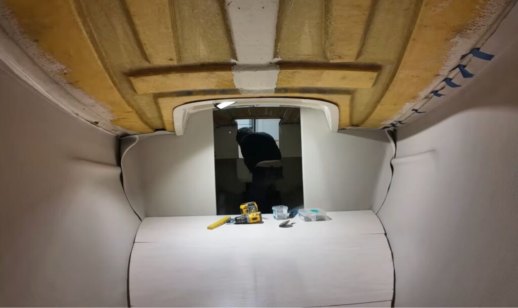 rebuilding ceiling panels