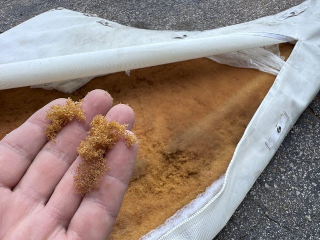 whenBoat cabin interior upholstery