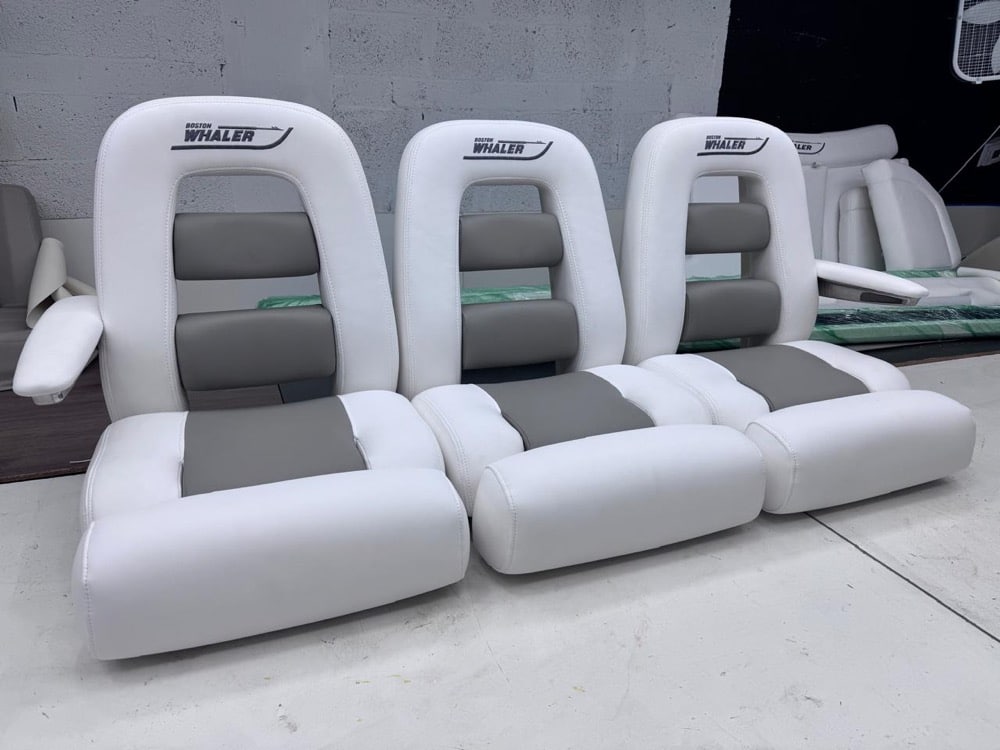 OEM boat upholstery and factory-style restoration in Florida